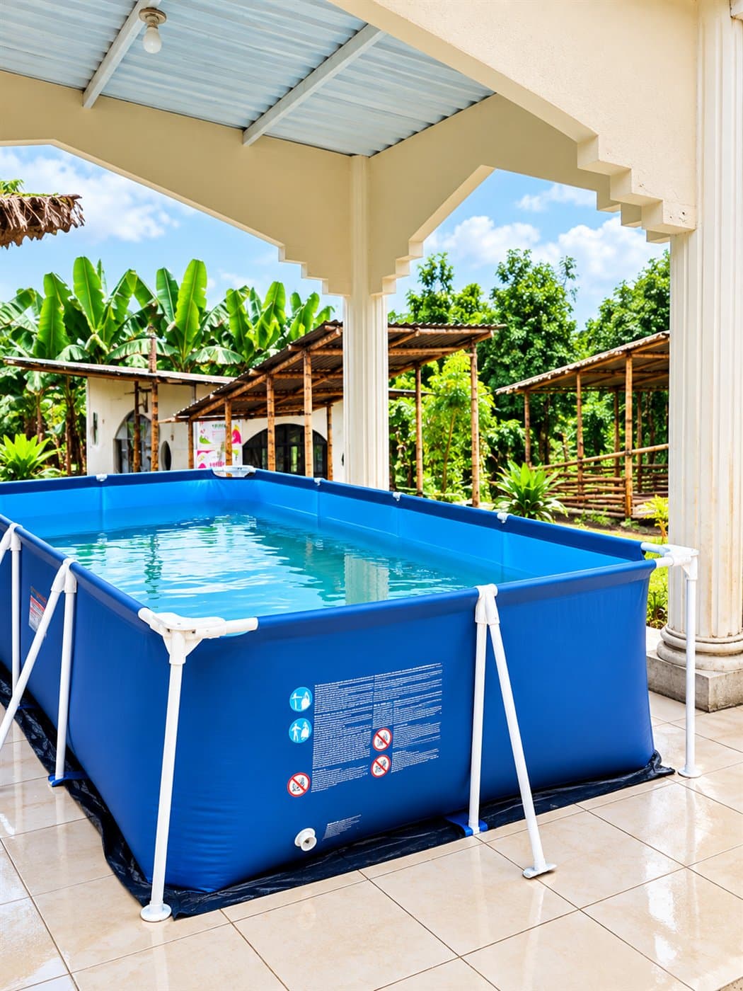 Área recreativa con piscina de SAMAY